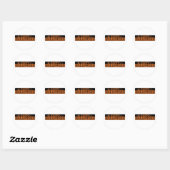 Happy Halloween Ronde Sticker (Vel)
