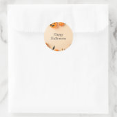 Happy Halloween Ronde Sticker (Tas)