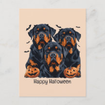 Happy Halloween Rottweiler Honden Jack O Lantern