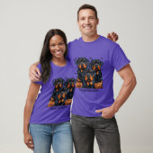 Happy Halloween Rottweiler Honden Jack O Lantern T-shirt (Unisex)