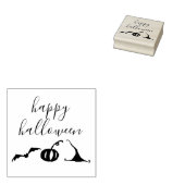 Happy Halloween Rubber Stamp Rubberstempel (Gestempeld)