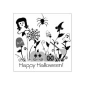 Happy Halloween rubberstempel (Afrduk)