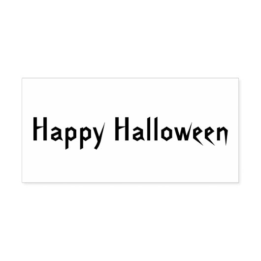 Happy Halloween Rubberstempel (Afrduk)