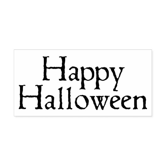 Happy Halloween! Rubberstempel (Afrduk)