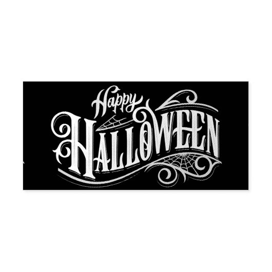 Happy Halloween Rubberstempel (Afrduk)