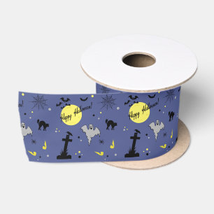 Happy Halloween Satijnen Lint