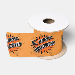 Happy Halloween Satijnen Lint