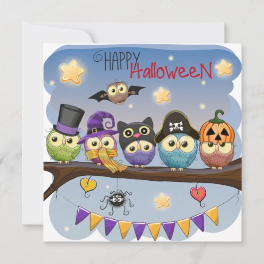 Happy Halloween Save The Date (Voorkant)