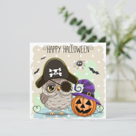Happy Halloween Save The Date (Staand voorkant)