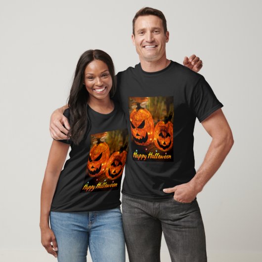 Happy Halloween Scare Halloween T-shirt (Unisex)