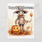 Happy Halloween Scarecrow Briefkaart (Voorkant)