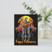 Happy Halloween Scarecrow Briefkaart (Staand voorkant)