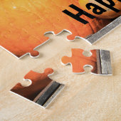 Happy Halloween Scarecrow en Pumpkins Family Fun Legpuzzel (Zijkant)