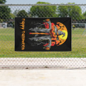 Happy Halloween Scarecrow Spandoek (Insitu)