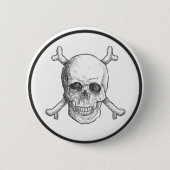 Happy Halloween Scary Cat Ronde Button 5,7 Cm (Voorkant)