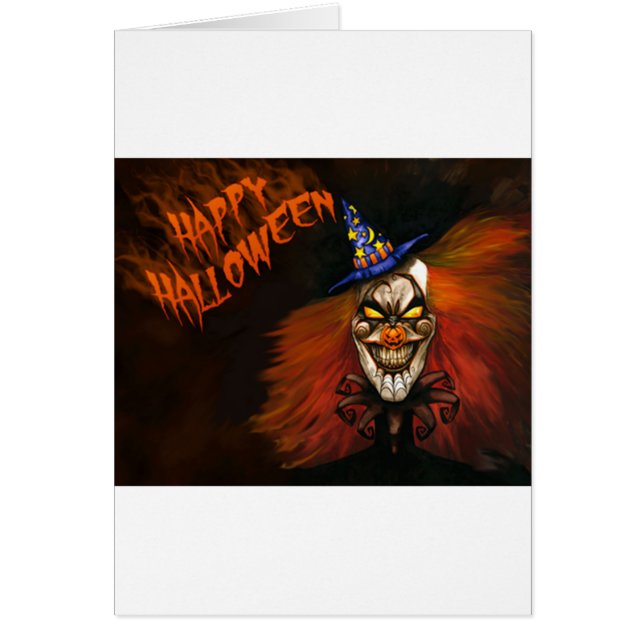 Happy Halloween Scary Clown (Voorkant)