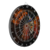 Happy Halloween Scary Clown Dartbord (Voorkant Links)