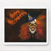 Happy Halloween Scary Clown Muismat (Voorkant)