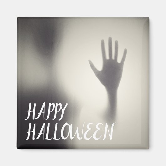 Happy Halloween Scary Hand Fridge Magnet (Voorkant)