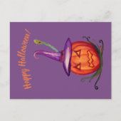 Happy Halloween Scary Lantern Briefkaart (Voorkant)
