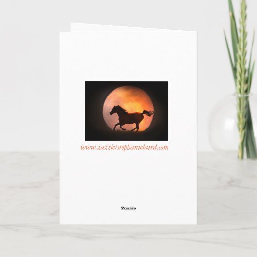 Happy Halloween Scary Owl Kaart (Achterkant)