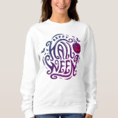 Happy Halloween Scary pumpkin Face Sweatshirt (Voorkant)