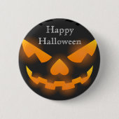 Happy Halloween Scary Pumpkin Ronde Button 5,7 Cm (Voorkant)