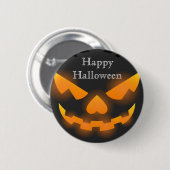 Happy Halloween Scary Pumpkin Ronde Button 5,7 Cm (Voorkant /achterkant)