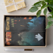 Happy Halloween Scary Witch, Ghost en Pumpkins Tissuepapier (Geschenk)