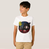 Happy Halloween Scary Wolf T-shirt (Voorkant volledig)