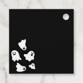 Happy Halloween schattig op maat geschenk goody ba Bedankjes Labels (Achterkant)