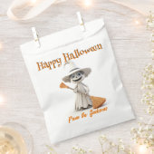 Happy Halloween Schattige BIG EYED WHITE WITCH Bedankzakje (Geknipt)