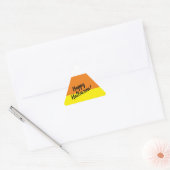 Happy Halloween Schattige Candy Corn Sticker (Envelop)