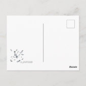 Happy Halloween Schattige Cartoon Heks Mouse Brief Briefkaart (Achterkant)