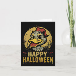 Happy Halloween Schattige Duck Kaart