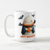 Happy Halloween Schattige Ghost Design Koffiemok (Links)