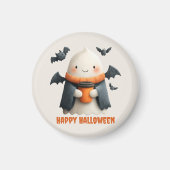 Happy Halloween Schattige Ghost Design Magneet (Voorkant)
