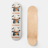 Happy Halloween Schattige Ghost Design Persoonlijk Skateboard (Voorkant)