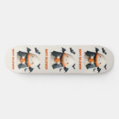 Happy Halloween Schattige Ghost Design Persoonlijk Skateboard (Horizontaal)