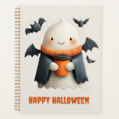Happy Halloween Schattige Ghost Design Planner (Voorkant)