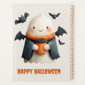 Happy Halloween Schattige Ghost Design Planner (Achterkant)