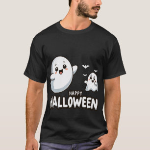 Happy Halloween Schattige Ghosts Kinder Halloween  T-shirt