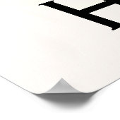 Happy Halloween Schattige Halloween Theme Poster (Hoek)