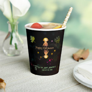 Happy Halloween Schattige Monsters Party Papieren Bekers