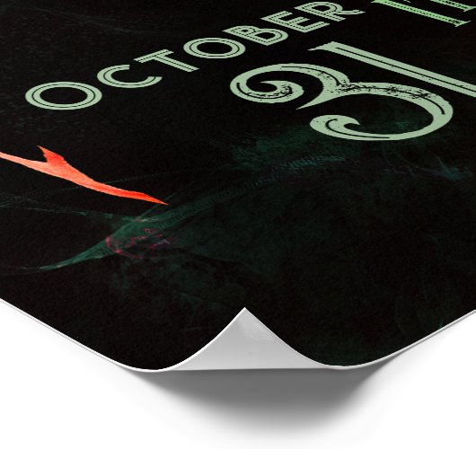 Happy Halloween Schattige Monsters Poster (Hoek)