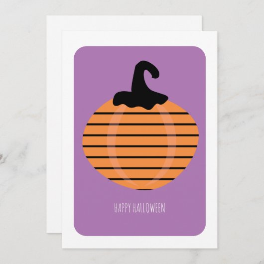 Happy Halloween Schattige pomkin (Voorkant / Achterkant)