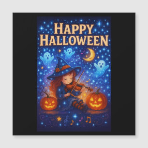 Happy Halloween Schattigee Musical Witch Magnetisc