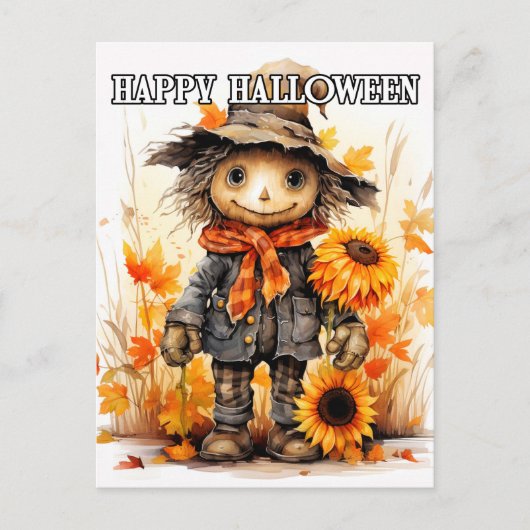 Happy Halloween | Schattigee Ragdoll vogelverschri Briefkaart (Voorkant)
