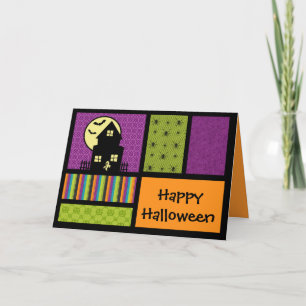 Happy Halloween Scrapbook Style Kaart
