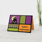 Happy Halloween Scrapbook Style Kaart (Voorkant)